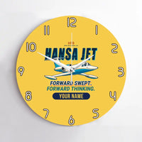 Thumbnail for HFB 320 Hansa Jet - Cartoon + Name - No Frame - Yellow