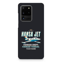 Thumbnail for HFB 320 Hansa Jet - Cartoon + Name - Samsung Case - Black