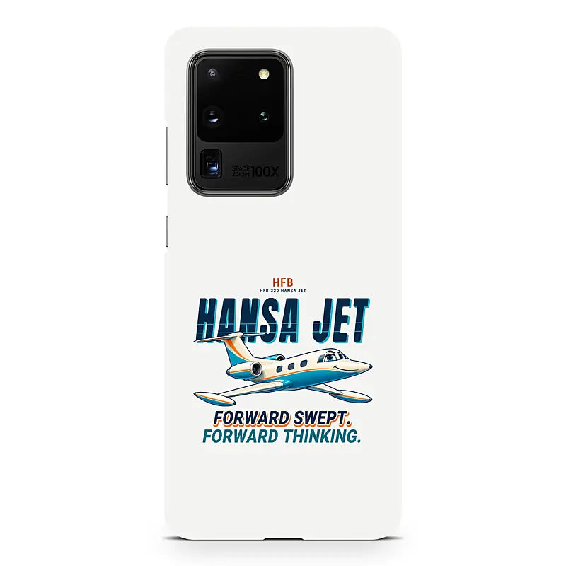 HFB 320 Hansa Jet - Cartoon - Samsung Case - White