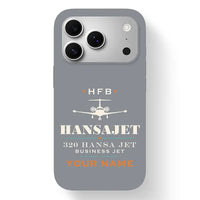 Thumbnail for HFB 320 Hansa Jet - Heritage + Name - MagSafe iPhone 17 Pro - Gray