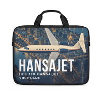 Thumbnail for HFB 320 Hansa Jet - Laptop Bag + Name