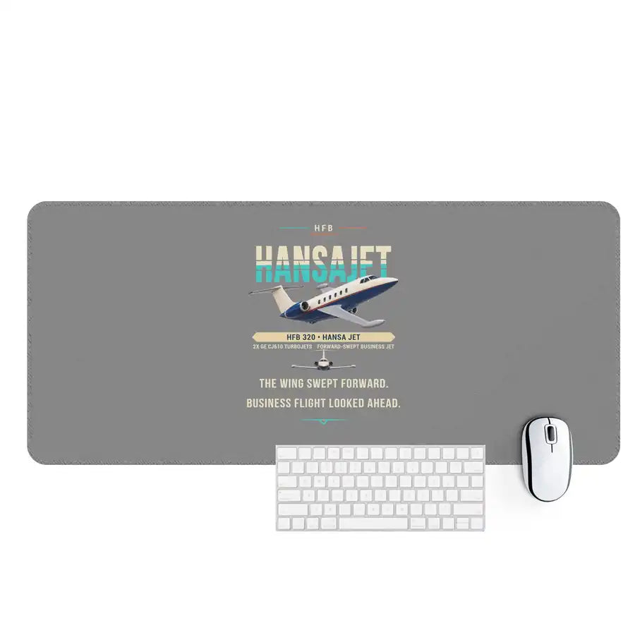 HFB 320 Hansa Jet - Original - Desk Mat - Gray