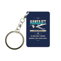 Thumbnail for HFB 320 Hansa Jet - Original - Key Chain - Navy Blue