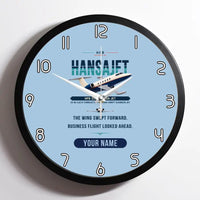 Thumbnail for HFB 320 Hansa Jet - Original + Name - Framed - Light Blue