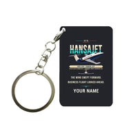 Thumbnail for HFB 320 Hansa Jet - Original + Name - Key Chain - Black