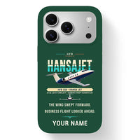Thumbnail for HFB 320 Hansa Jet - Original + Name - MagSafe iPhone 17 Pro - Dark Green