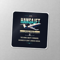 Thumbnail for HFB 320 Hansa Jet - Original - Square Sticker - Close-up