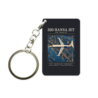 Thumbnail for HFB 320 Hansa Jet - Poster - Key Chain - Black
