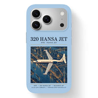 Thumbnail for HFB 320 Hansa Jet - Poster - MagSafe iPhone 17 Pro - Light Blue