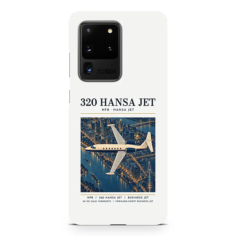HFB 320 Hansa Jet - Poster - Samsung Case - White