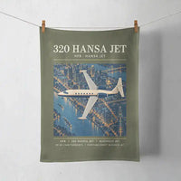 Thumbnail for HFB 320 Hansa Jet - Poster - Towel - Green Army