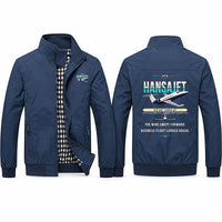 Thumbnail for HFB 320 Hansa Jet Stylish Jackets - Stand Collar - Original - Navy Blue