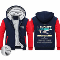 Thumbnail for HFB 320 Hansa Jet Zipped Sweatshirts - Original - Navy & Red