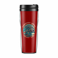 Thumbnail for Hammerfest Airport (HFT) Travel Mugs - Badge - Plastic (No Holder) - Red