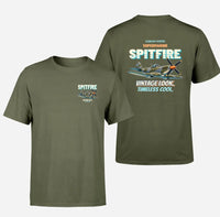 Thumbnail for Supermarine Spitfire Mk IX - Vintage look. Timeless cool. - Double-Side T-Shirt design on greenarmy double side t shirt