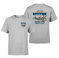 Thumbnail for Supermarine Spitfire Mk IX - Vintage look. Timeless cool. - Double-Side T-Shirt design on lightgray double side t shirt