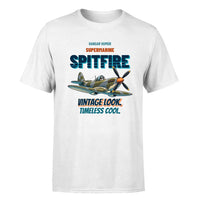 Thumbnail for Supermarine Spitfire Mk IX - Vintage look. Timeless cool. - Premium T-Shirt design on white premium t shirt