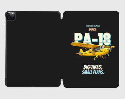 Piper PA-18 Super Cub - Big tires. Small plans. design on black ipad tablet case