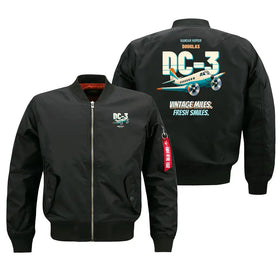 Douglas DC-3 - Vintage miles. Fresh smiles. Bomber Jackets