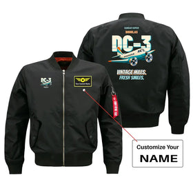 Douglas DC-3 - Vintage miles. Fresh smiles. Bomber Jackets