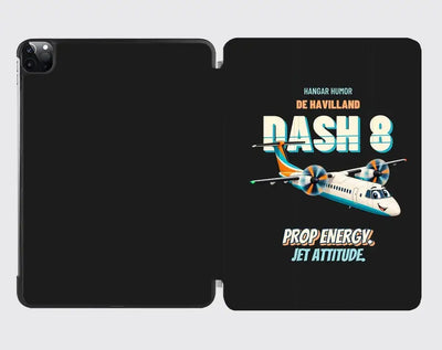 De Havilland Dash 8-400 - Prop energy. Jet attitude. design on black ipad tablet case