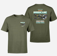 Thumbnail for Hawker Hurricane Mk I - Calm smile. Storm spirit. - Double-Side T-Shirt design on greenarmy double side t shirt