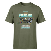 Thumbnail for Hawker Hurricane Mk I - Calm smile. Storm spirit. - Premium T-Shirt design on greenarmy premium t shirt