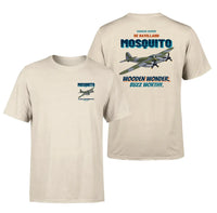 Thumbnail for De Havilland Mosquito FB VI - Wooden wonder. Buzz worthy. - Double-Side T-Shirt design on beige double side t shirt