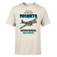 Thumbnail for De Havilland Mosquito FB VI - Wooden wonder. Buzz worthy. - Premium T-Shirt design on beige premium t shirt