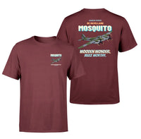 Thumbnail for De Havilland Mosquito FB VI - Wooden wonder. Buzz worthy. - Double-Side T-Shirt design on darkred double side t shirt