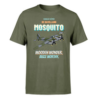 Thumbnail for De Havilland Mosquito FB VI - Wooden wonder. Buzz worthy. - Premium T-Shirt design on greenarmy premium t shirt