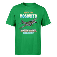 Thumbnail for De Havilland Mosquito FB VI - Wooden wonder. Buzz worthy. - Premium T-Shirt design on green premium t shirt