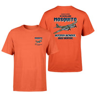 Thumbnail for De Havilland Mosquito FB VI - Wooden wonder. Buzz worthy. - Double-Side T-Shirt design on orange double side t shirt
