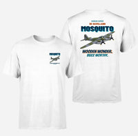 Thumbnail for De Havilland Mosquito FB VI - Wooden wonder. Buzz worthy. - Double-Side T-Shirt design on white double side t shirt