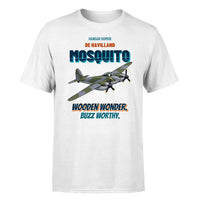 Thumbnail for De Havilland Mosquito FB VI - Wooden wonder. Buzz worthy. - Premium T-Shirt design on white premium t shirt