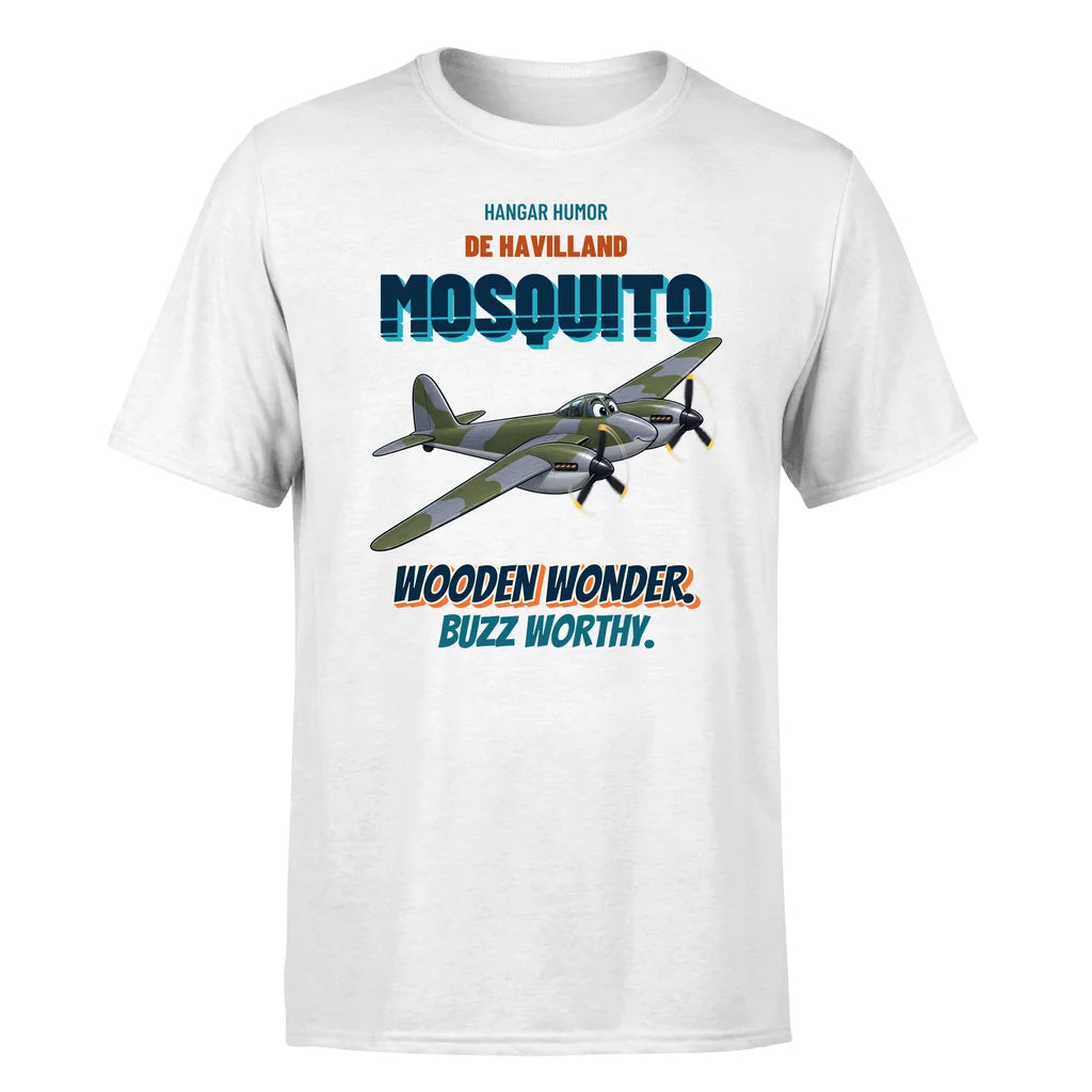 De Havilland Mosquito FB VI - Wooden wonder. Buzz worthy. - Premium T-Shirt design on white premium t shirt