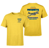 Thumbnail for De Havilland Mosquito FB VI - Wooden wonder. Buzz worthy. - Double-Side T-Shirt design on yellow double side t shirt