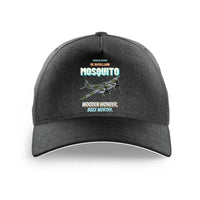 Thumbnail for De Havilland Mosquito FB VI - Wooden wonder. Buzz worthy. design on black printed hat