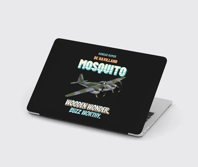 De Havilland Mosquito FB VI - Wooden wonder. Buzz worthy. design on black MacBook case