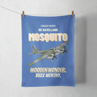 Thumbnail for De Havilland Mosquito FB VI - Wooden wonder. Buzz worthy. design on blue towel