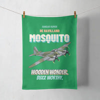 Thumbnail for De Havilland Mosquito FB VI - Wooden wonder. Buzz worthy. design on green towel