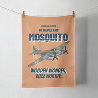 Thumbnail for De Havilland Mosquito FB VI - Wooden wonder. Buzz worthy. design on orange towel