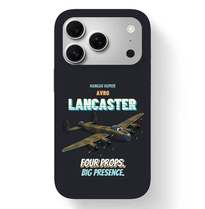 Avro Lancaster B I - Four props. Big presence. design on black magsafe iphone 17 pro