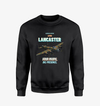 Thumbnail for Avro Lancaster B I - Four props. Big presence. design on black sweatshirt