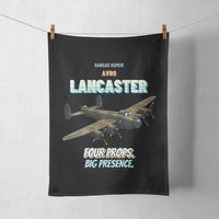 Thumbnail for Avro Lancaster B I - Four props. Big presence. design on black towel