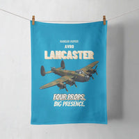 Thumbnail for Avro Lancaster B I - Four props. Big presence. design on turquoise towel