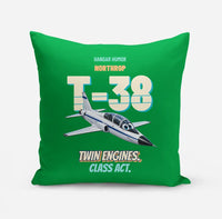 Thumbnail for Northrop T-38C Talon - Twin engines. Class act. design on green pillow