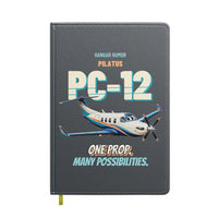Thumbnail for Pilatus PC-12 - One prop. Many possibilities. design on gray notebook