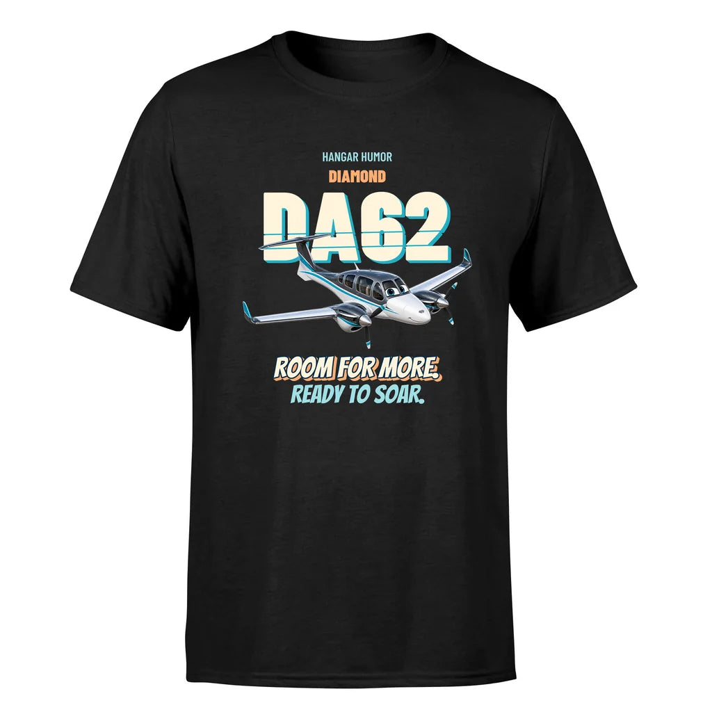 Diamond DA62 - Room for more. Ready to soar. - Premium T-Shirt design on black premium t shirt
