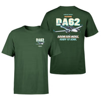 Thumbnail for Diamond DA62 - Room for more. Ready to soar. - Double-Side T-Shirt design on darkgreen double side t shirt